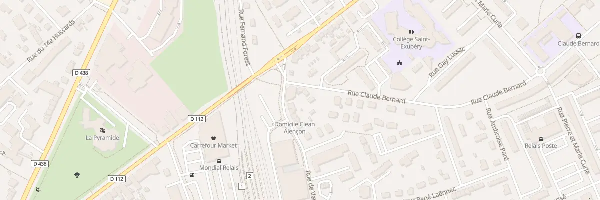 Plan du 66 Rue de Verdun à Alençon