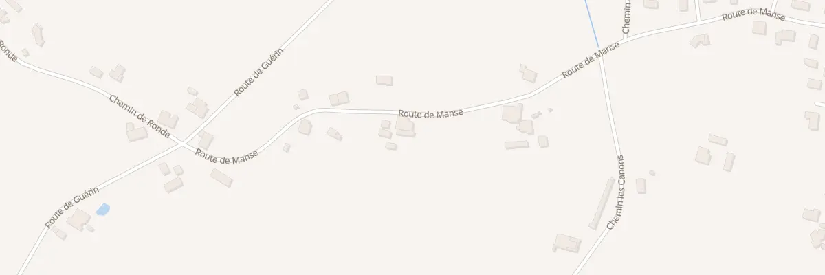 Plan du 587 Rte de Mansé à Montpouillan