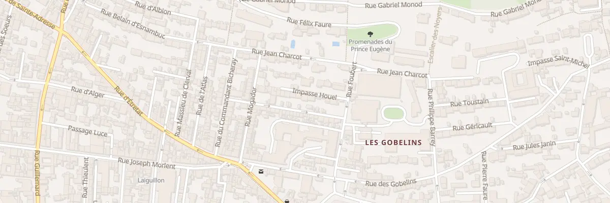 Plan du 19 Rue Félix Santallier au Havre