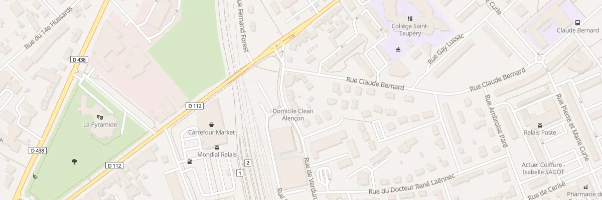 Plan du 60 Rue de Verdun à Alençon