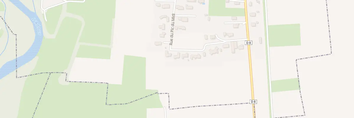 Plan du 11 Rue de l’Arbizon à Salles-Adour