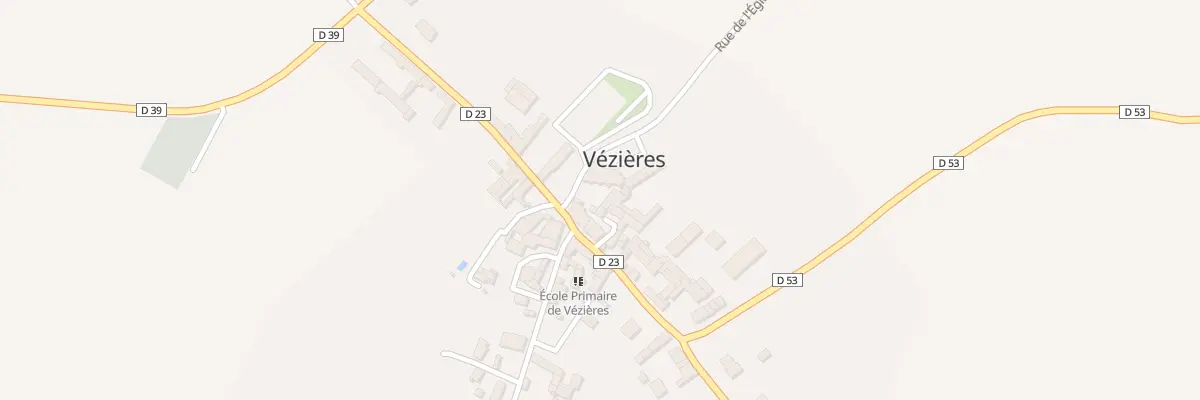 Plan du 2 Rue de l’Eglise à Vézières