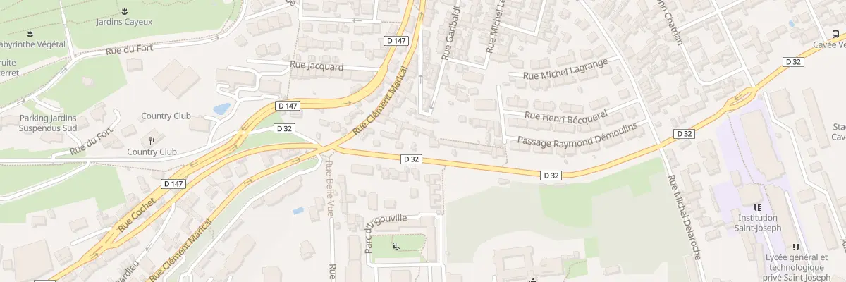 Plan du 11 Rue de la Cavée Verte au Havre