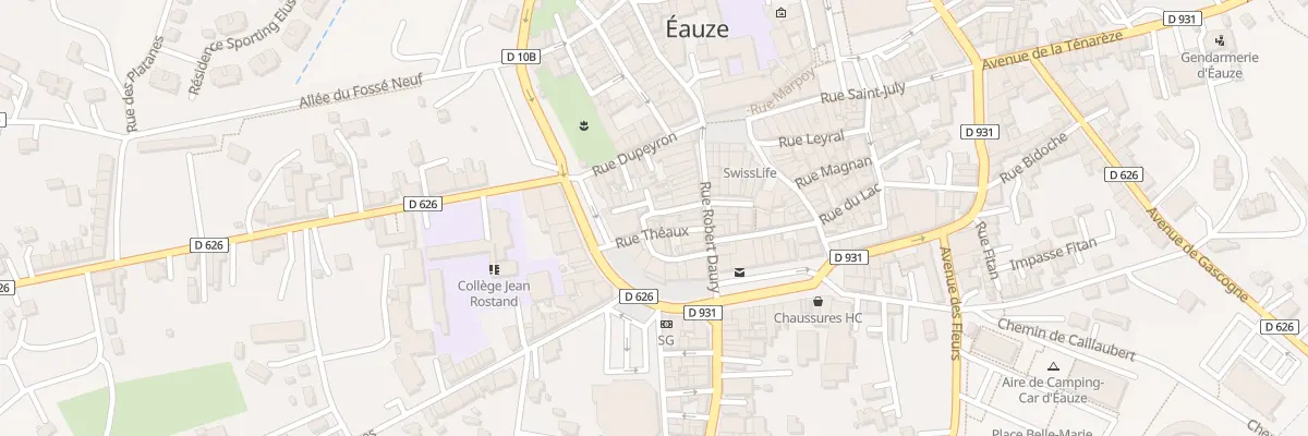 Plan du 7 Rue Rabelais à Eauze