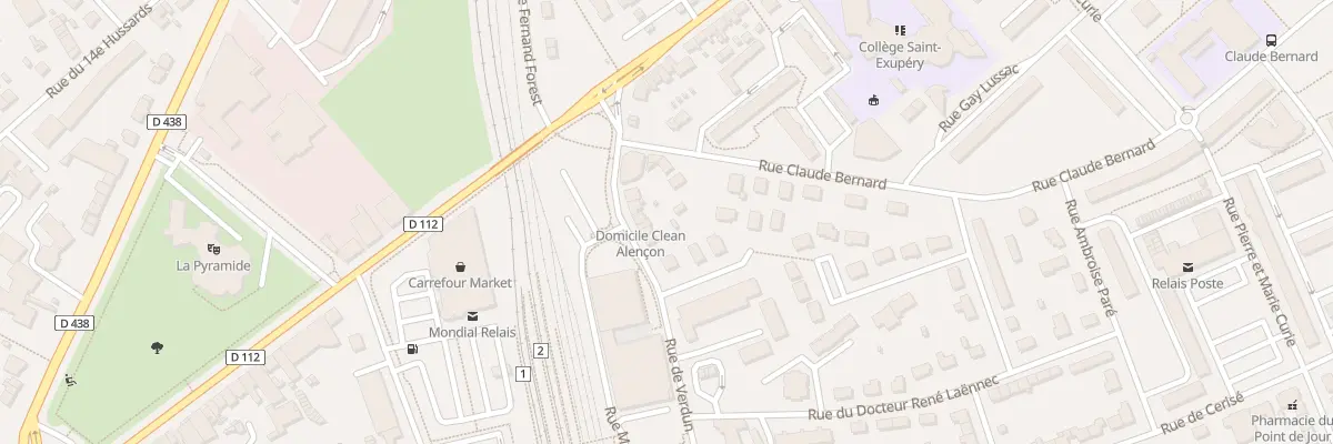 Plan du 56 Rue de Verdun à Alençon