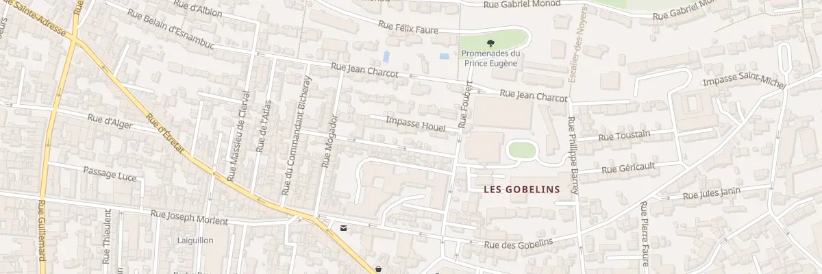 Plan du 21 Rue Félix Santallier au Havre