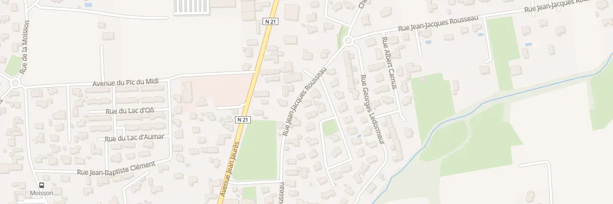Plan du 52 Rue Jean-Jacques Rousseau à Aureilhan