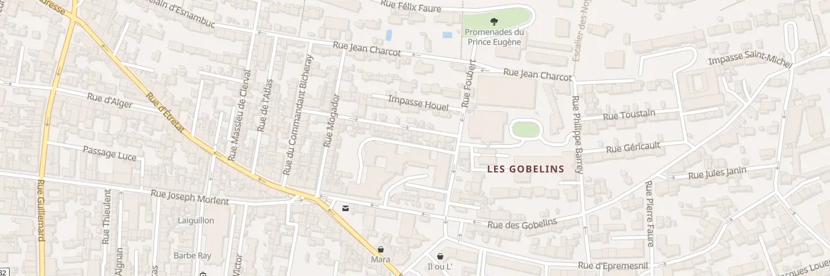 Plan du 36 Rue Félix Santallier au Havre