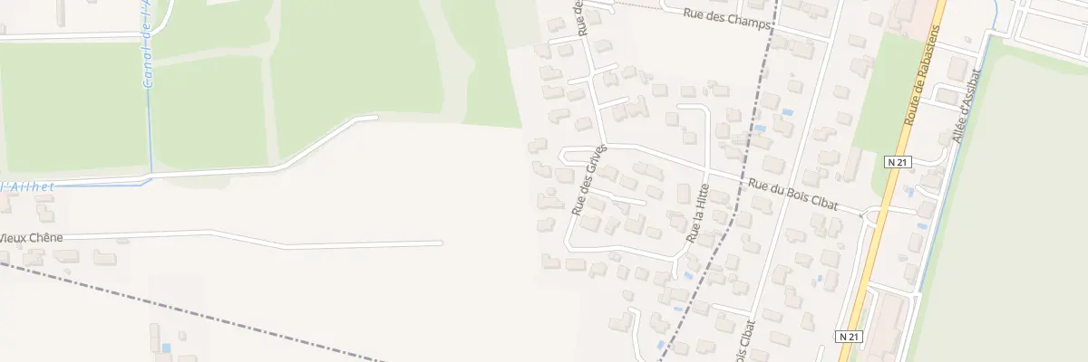 Plan du 6 Rue des Grives à Bours