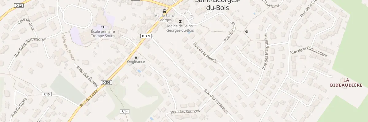 Plan du 5 Rue des Fontaines à Saint-Georges-du-Bois