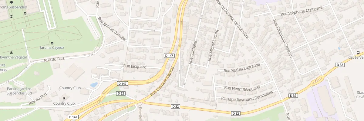 Plan du 3 Rue Garibaldi au Havre