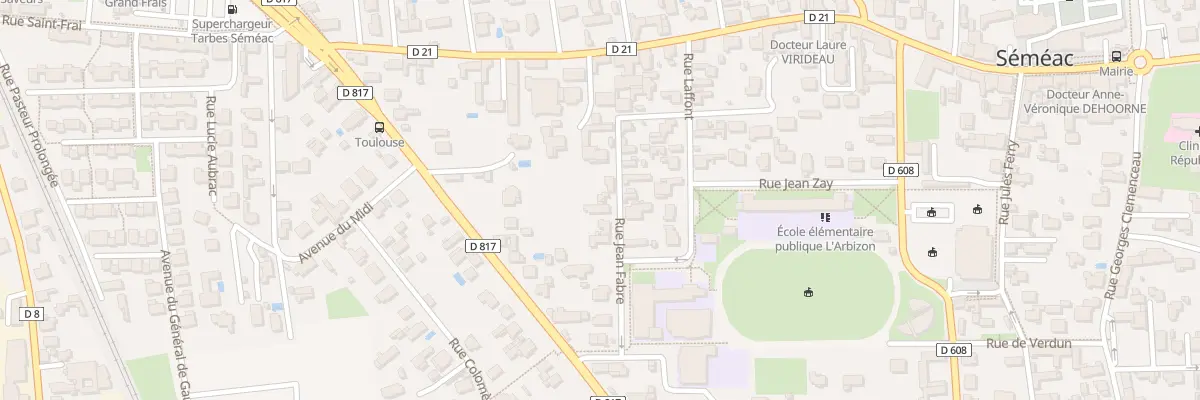 Plan du 5 Rue Jean Fabre à Séméac