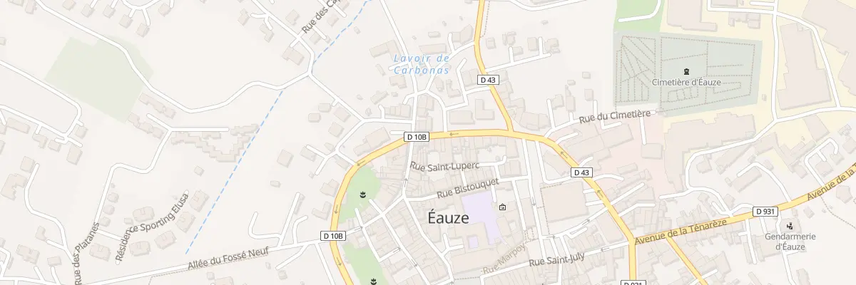 Plan du 6 Bd d’Artagnan à Eauze