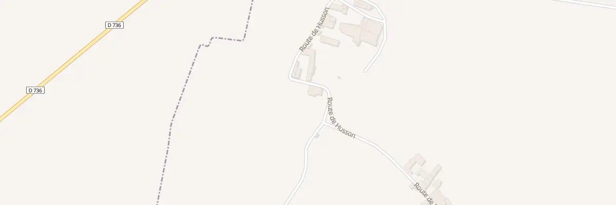 Plan du 2 Rte de Husson à Charmé