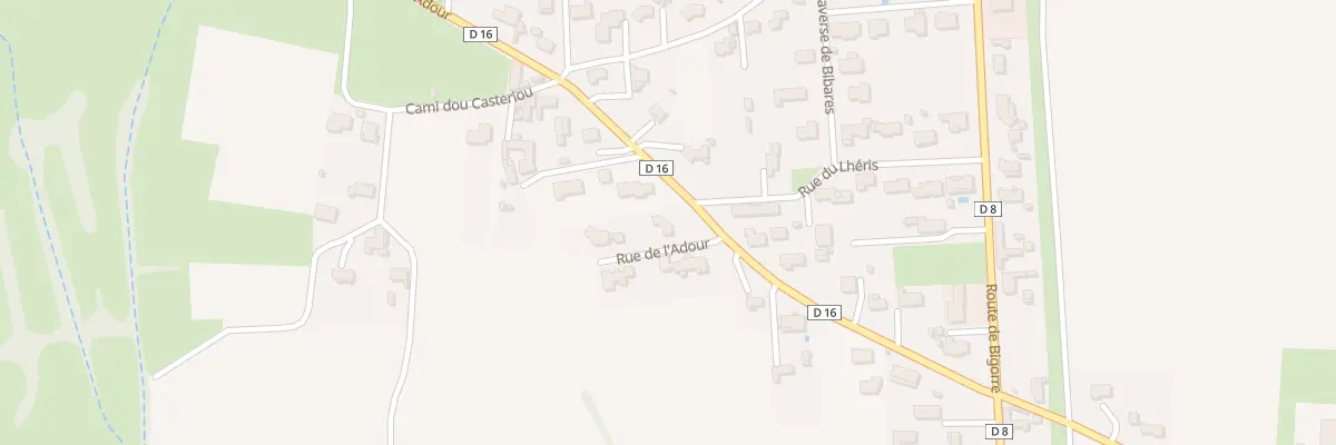 Plan du 21 Rue de l’Adour à Bernac-Debat