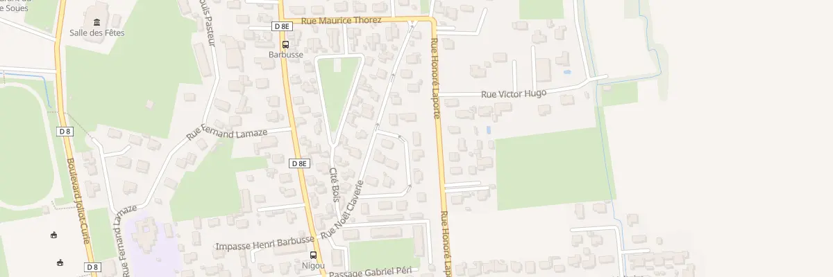 Plan du 6 Rue Gabriel Pelot à Soues
