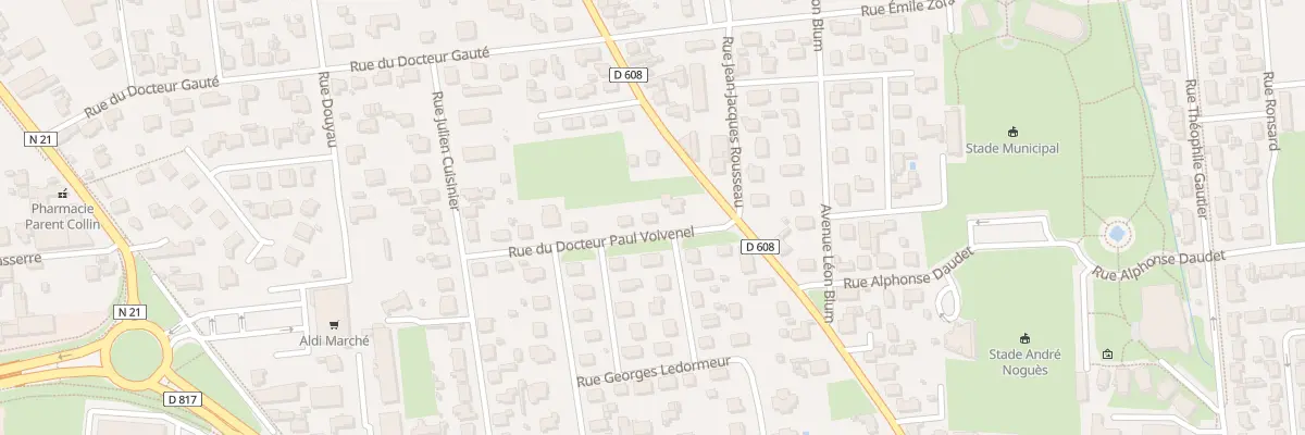 Plan du 5 Rue du Doct Voivenel à Séméac
