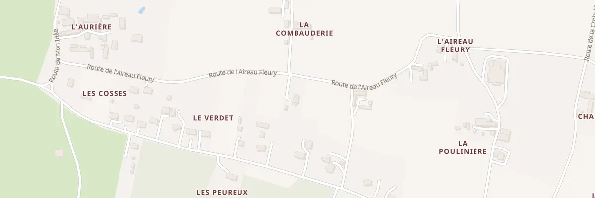 Plan du 307 Rte de l’Aireau Fleury à Vernoil-le-Fourrier