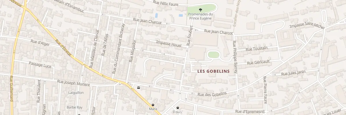 Plan du 40 Rue Félix Santallier au Havre