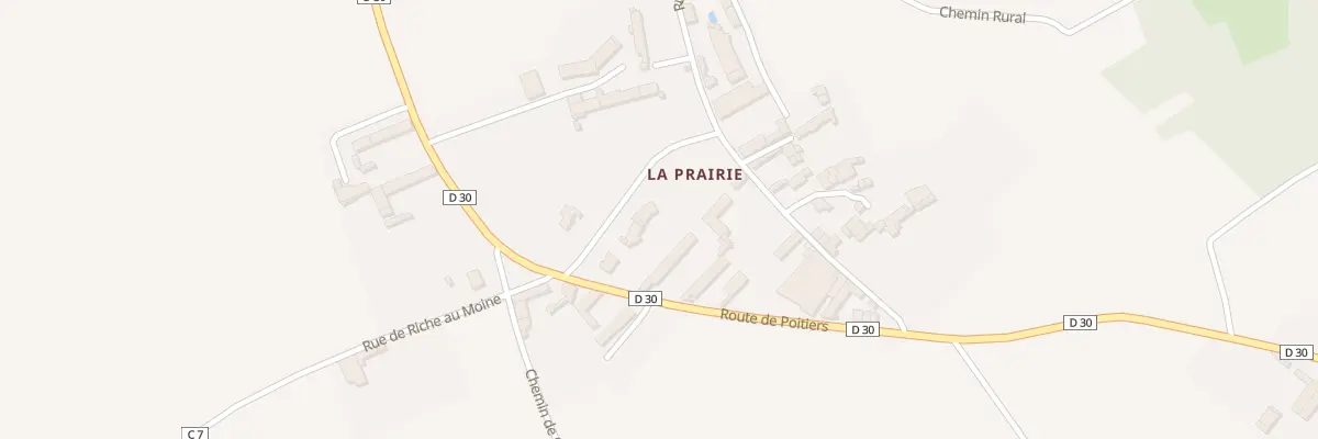 Plan du 9189F Rue de Riche au Moine à Vouzailles