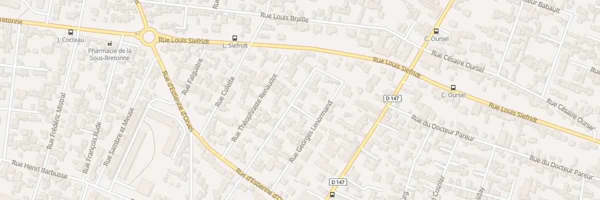 Plan du 22 Rue Bernard Ouf au Havre