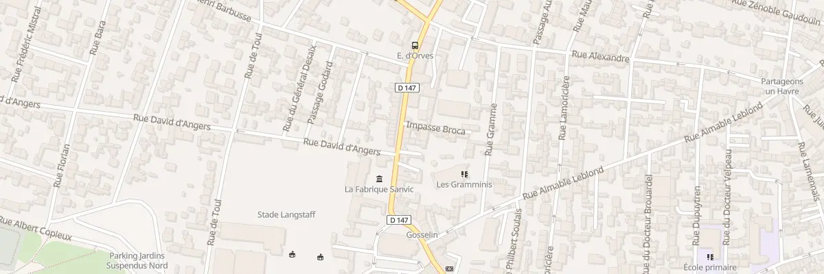 Plan du 38 Rue Irène Joliot-Curie au Havre