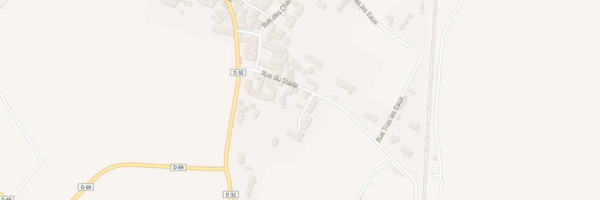 Plan du 14 Rue du Stade à Villognon