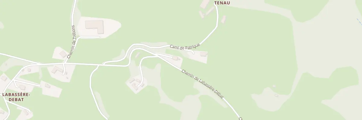 Plan du 53 Che Labassere Debat à Labassère