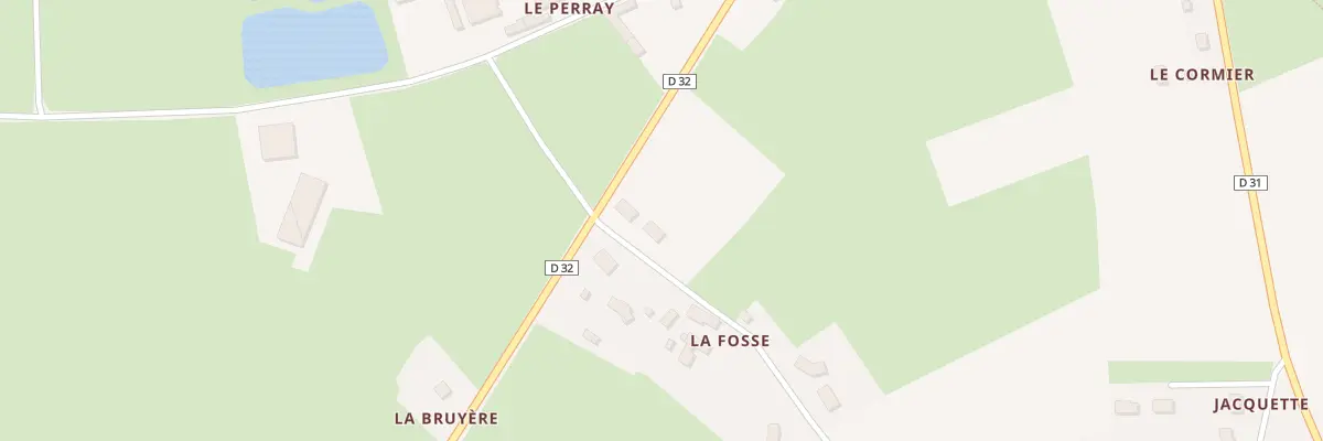 Plan du 3 La Fosse à Oizé