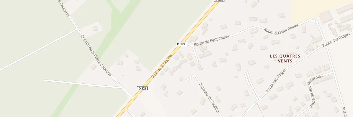 Plan du 5 Rte Departementale 323 à Parigné-le-Pôlin