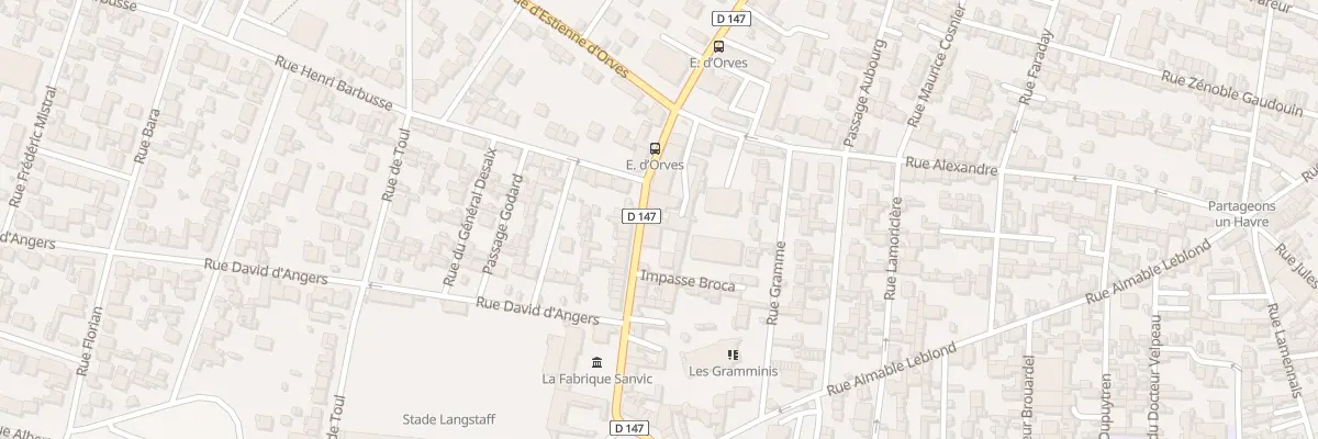 Plan du 50 Rue Irène Joliot-Curie au Havre