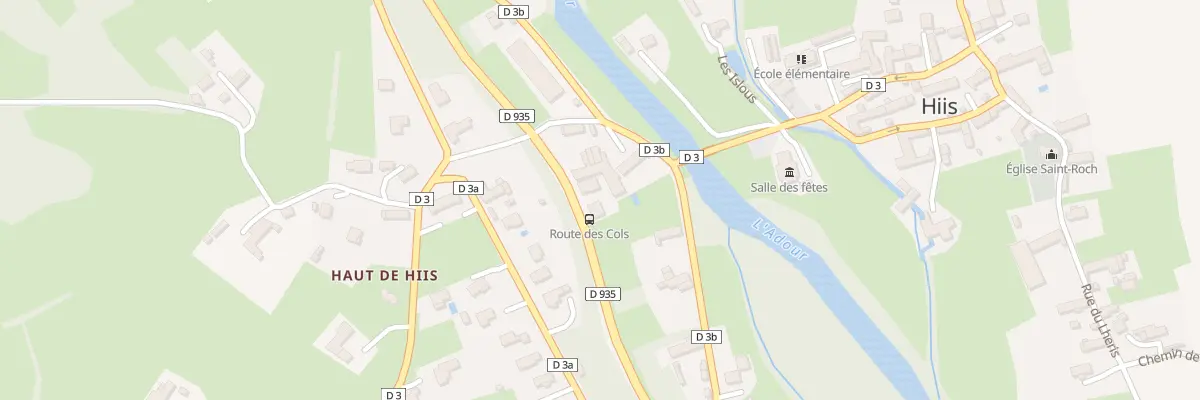 Plan du 359 Rte des Cols à Hiis