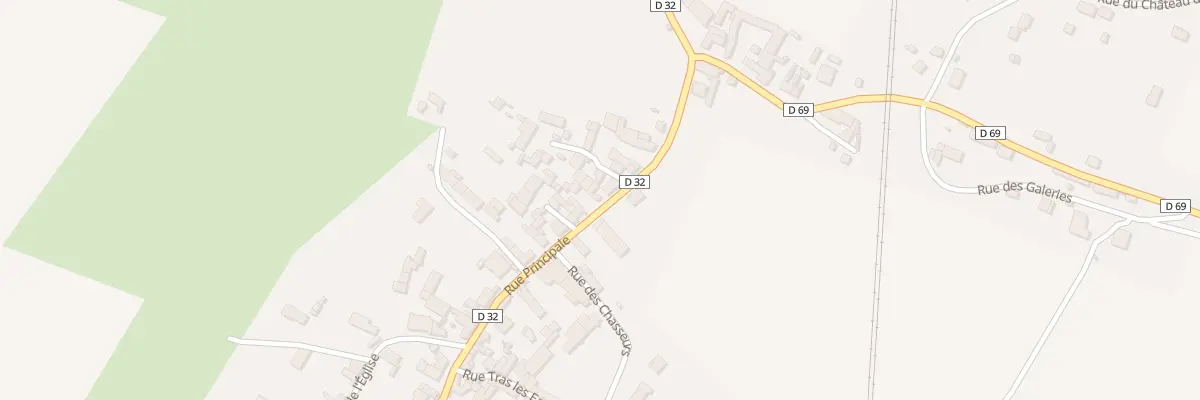 Plan du 4 Rue Principale à Villognon