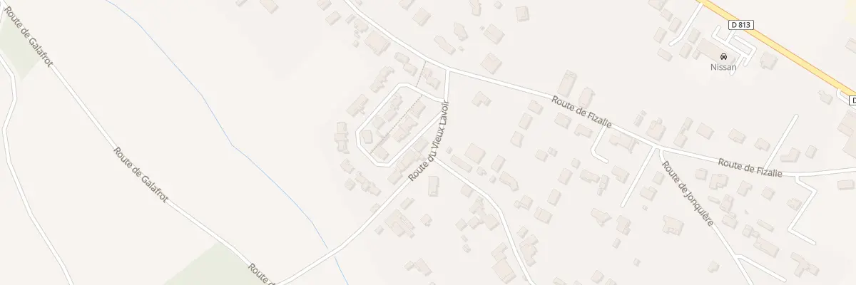 Plan du 829 La Geyre à Sainte-Bazeille