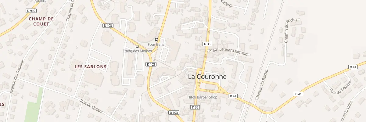 Plan du 7 Pl du Four Banal à La Couronne