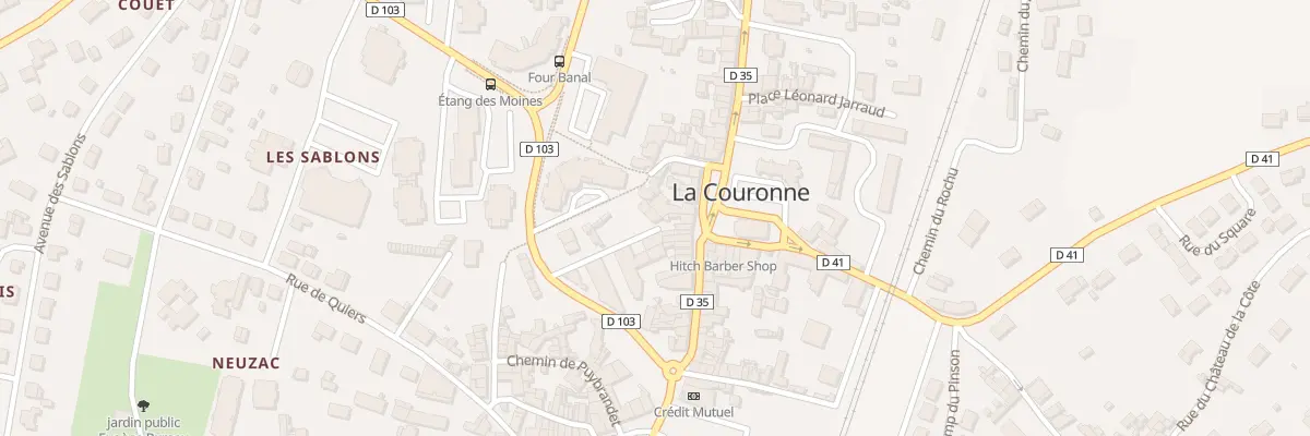 Plan du 9B Av de l’Etang des Moines à La Couronne