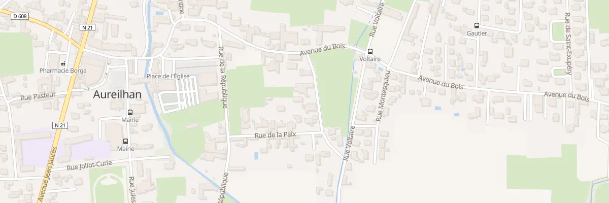 Plan du 9B Rue de la Liberté à Aureilhan