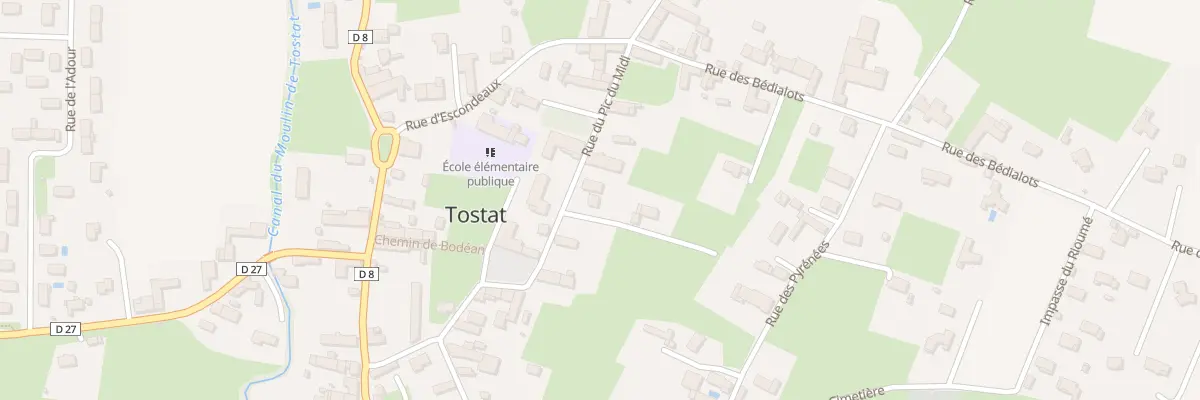 Plan du 7 Rue du Pic du Midi à Tostat