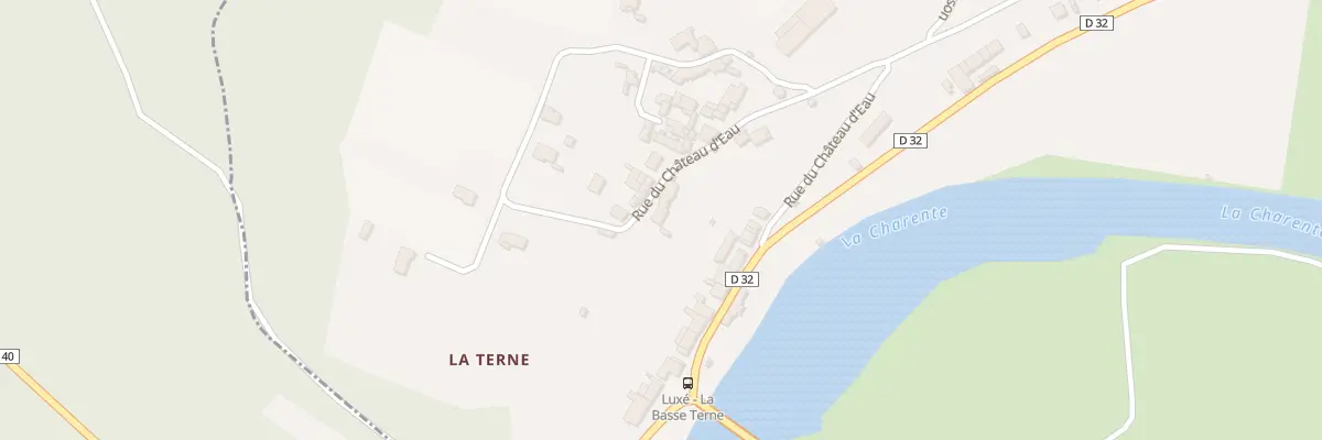 Plan du 9 Rue du Château d’Eau à Luxé