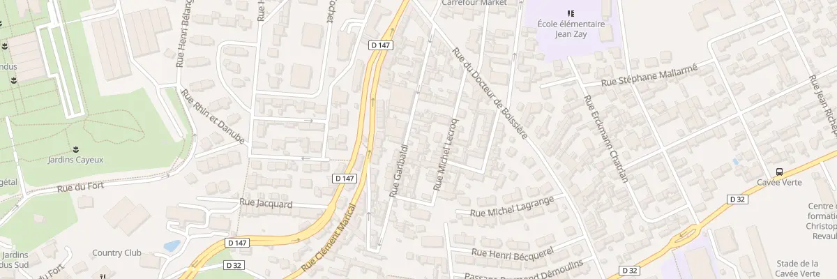 Plan du 36 Rue Garibaldi au Havre