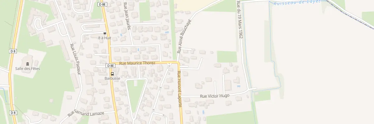 Plan du 2A Rue Honoré Laporte à Soues