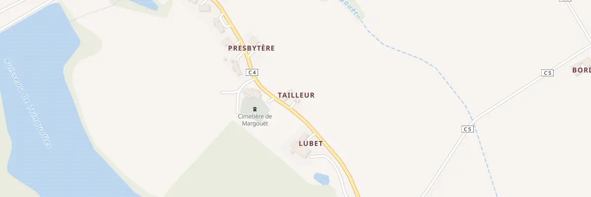 Plan du 5009 Tailleur à Margouët-Meymes