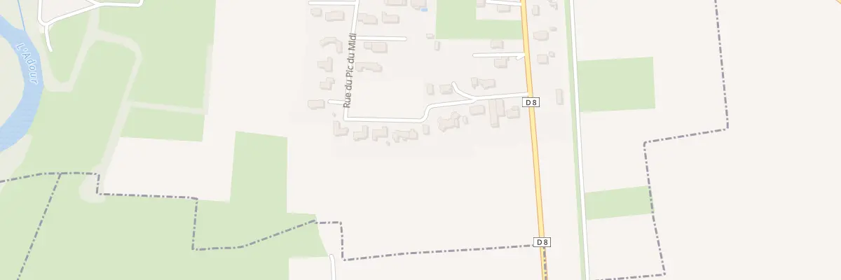 Plan du 5 Rue de l’Arbizon à Salles-Adour