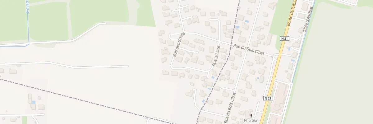 Plan du 12B Rue La Hitte à Bours