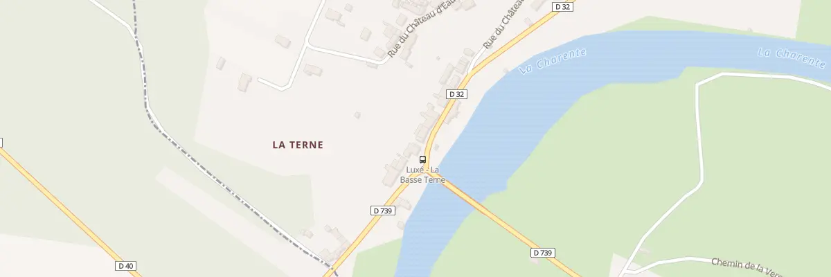 Plan du 3 Rte de Ligne à Luxé