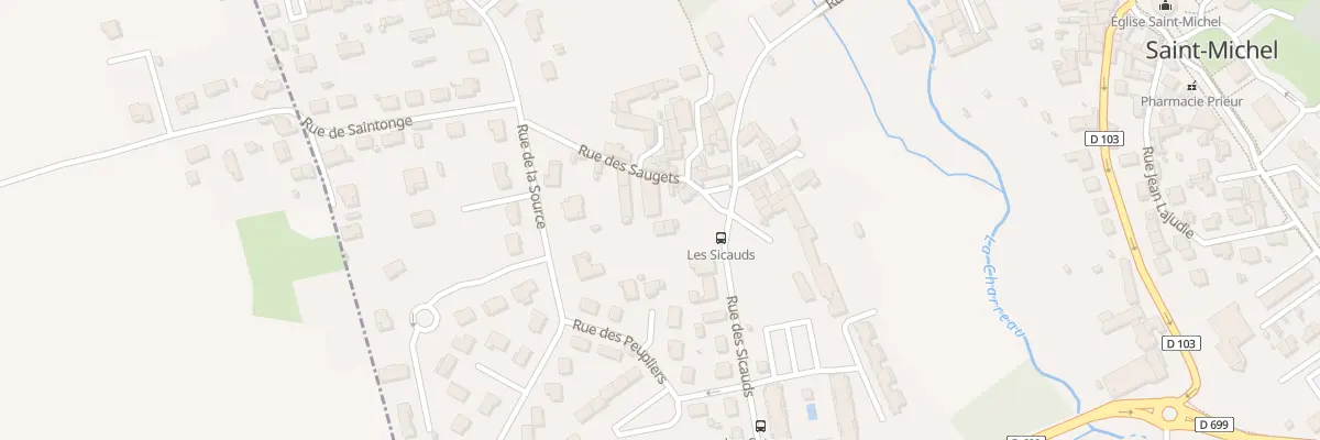 Plan du 3B Rue des Saugets à Saint-Michel