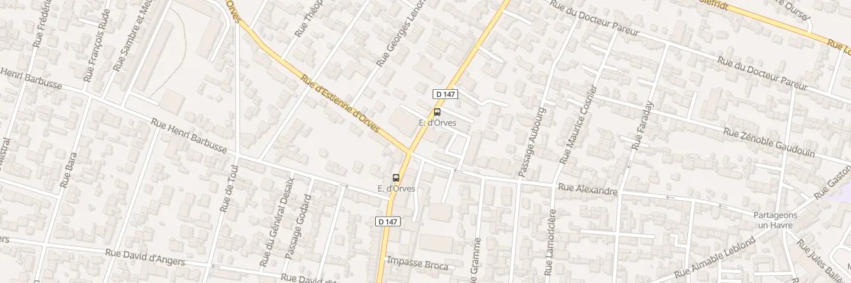 Plan du 60 Rue Irène Joliot-Curie au Havre