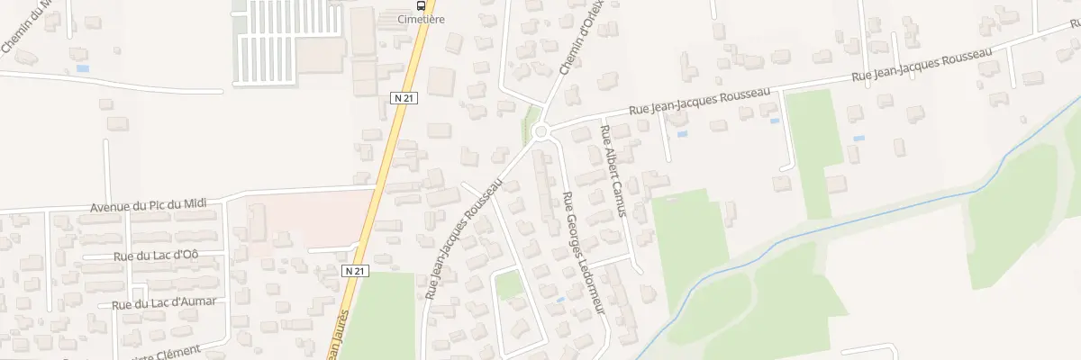 Plan du 4 Rue Georges Ledormeur à Aureilhan
