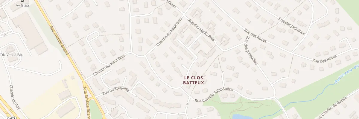 Plan du 15 Rue du Clos du Batteux à Touques