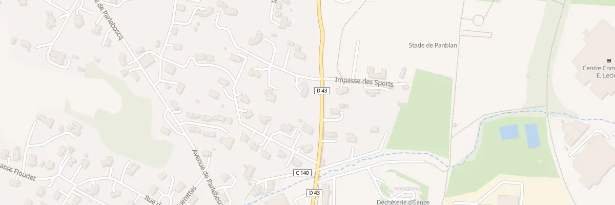 Plan du 6377 Imp de Panblan à Eauze